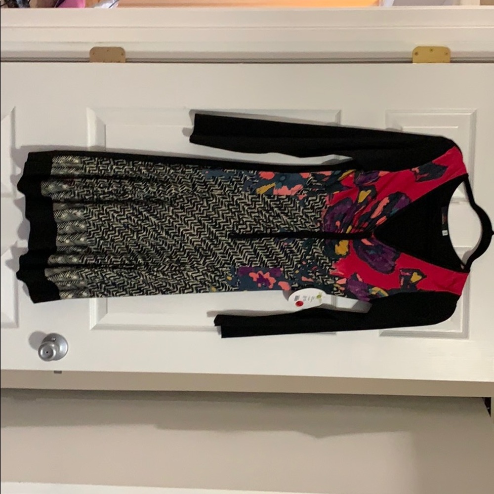 Carl Opik Colorful Jersey Dress Size 38